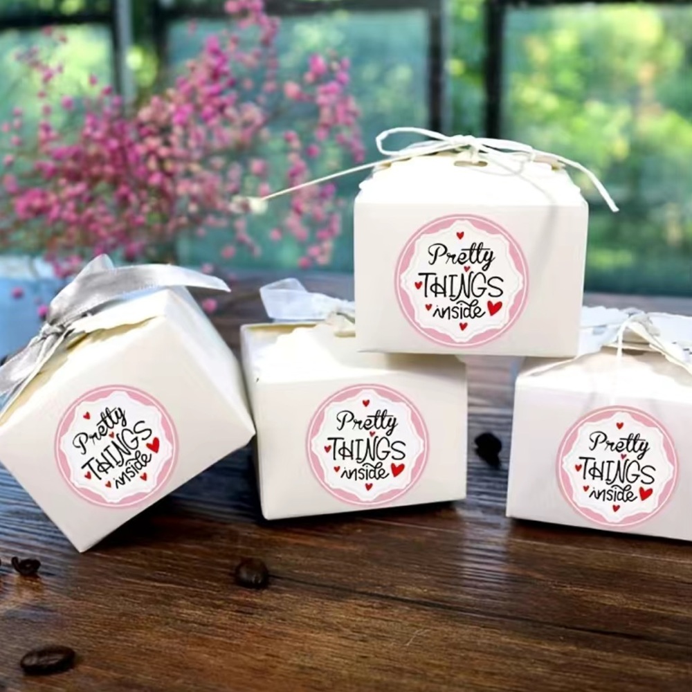 500 Roll Pretty Things Inside 1” Round Stickers PRICE IS FIRM - Picture 3 of 3